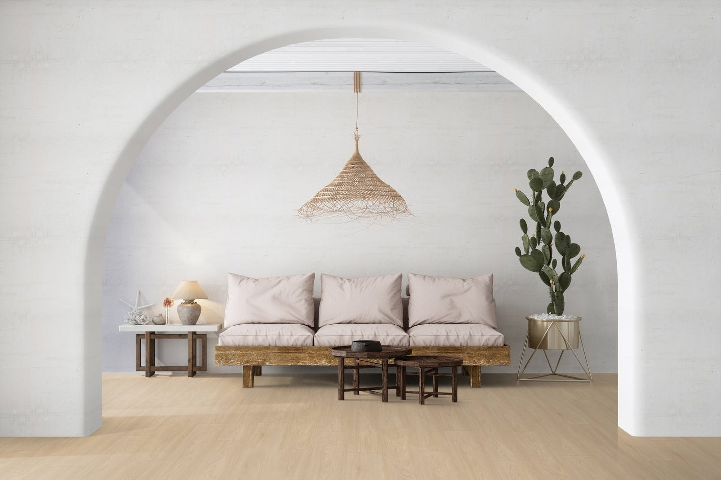Klick-Vinyl Blomma Beige 5,7mm EIR - dekorsynchron