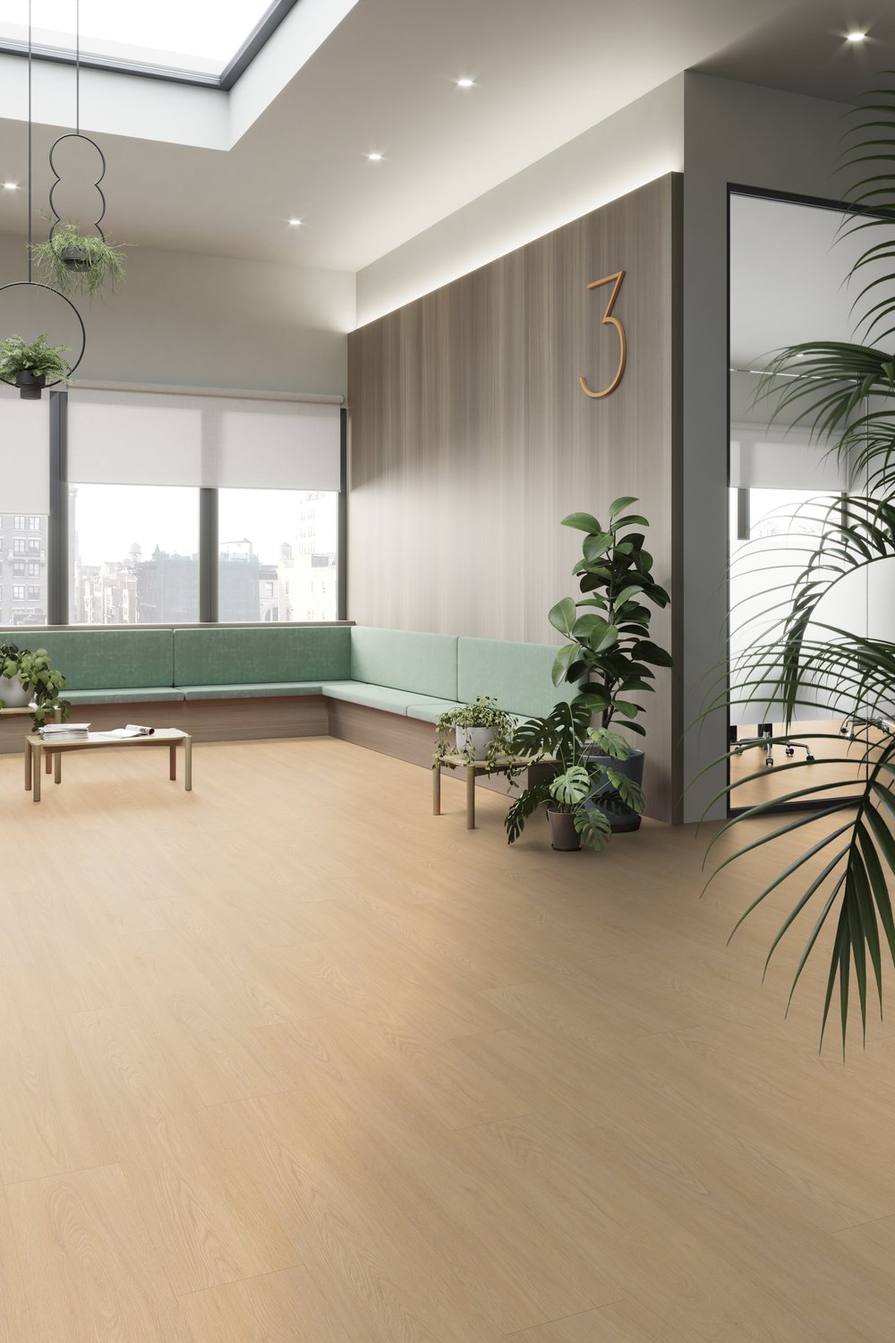 Klick Vinyl Blomma Clear 5,4mm EIR - dekorsynchron