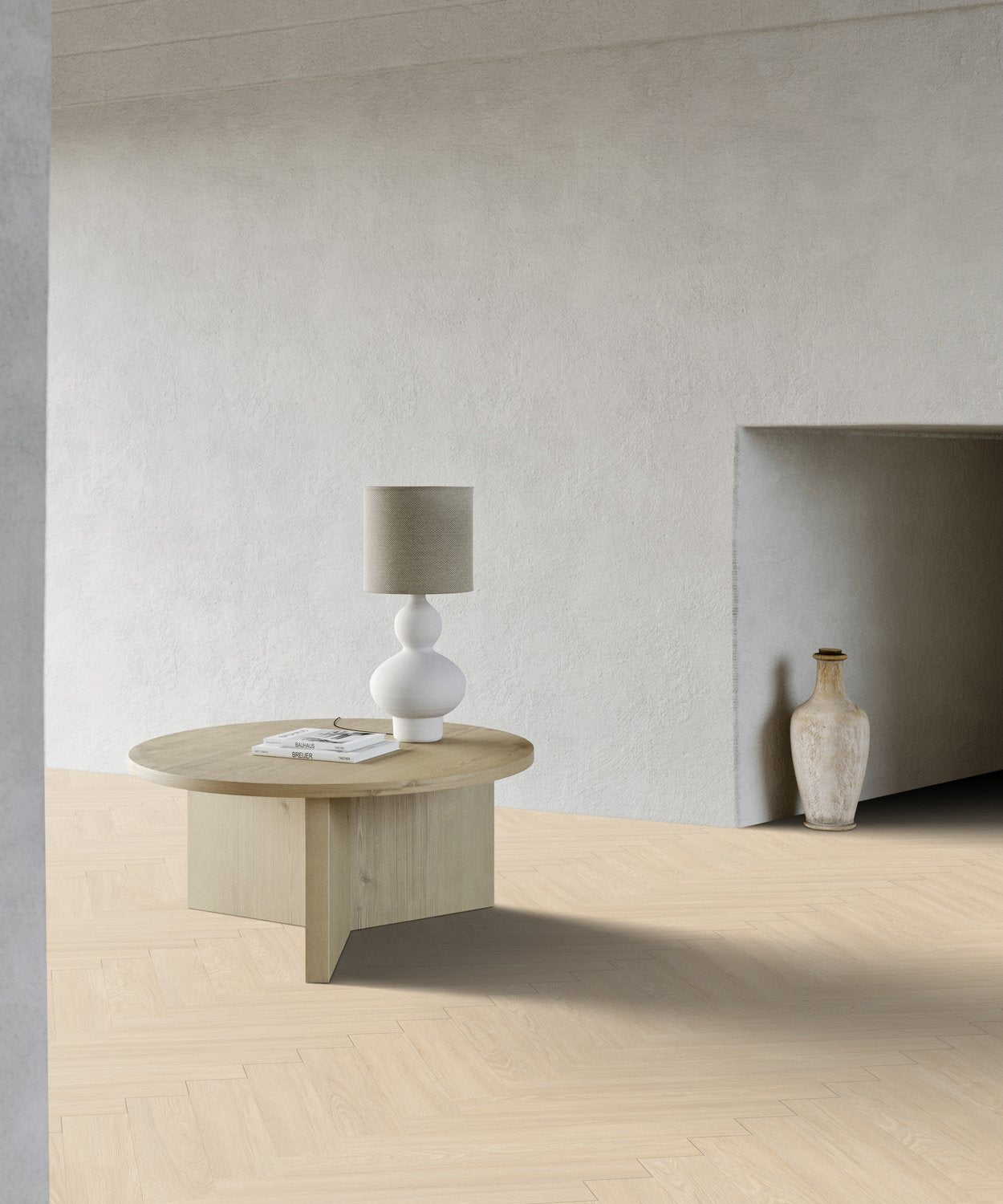 Klebe-Vinyl Blomma Cream 2,5mm - Fischgrät