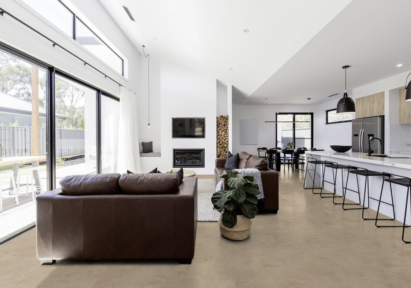 Klebe-Vinyl Tavla Beige 2mm