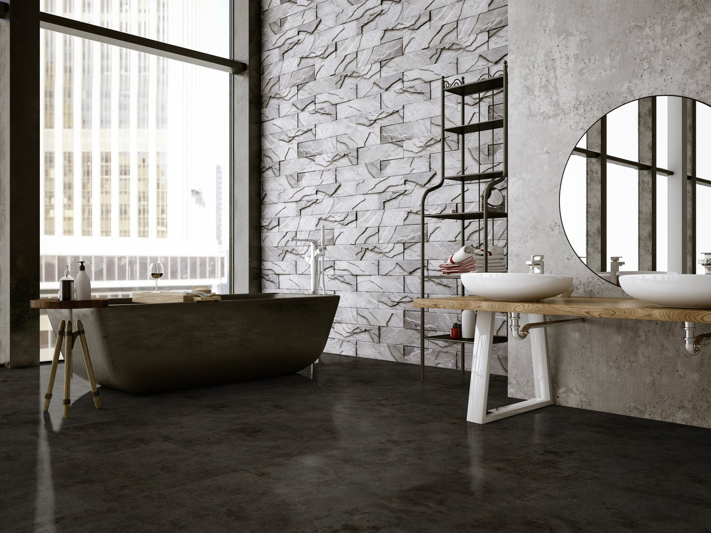 Klebe-Vinyl Tavla Dark 2mm