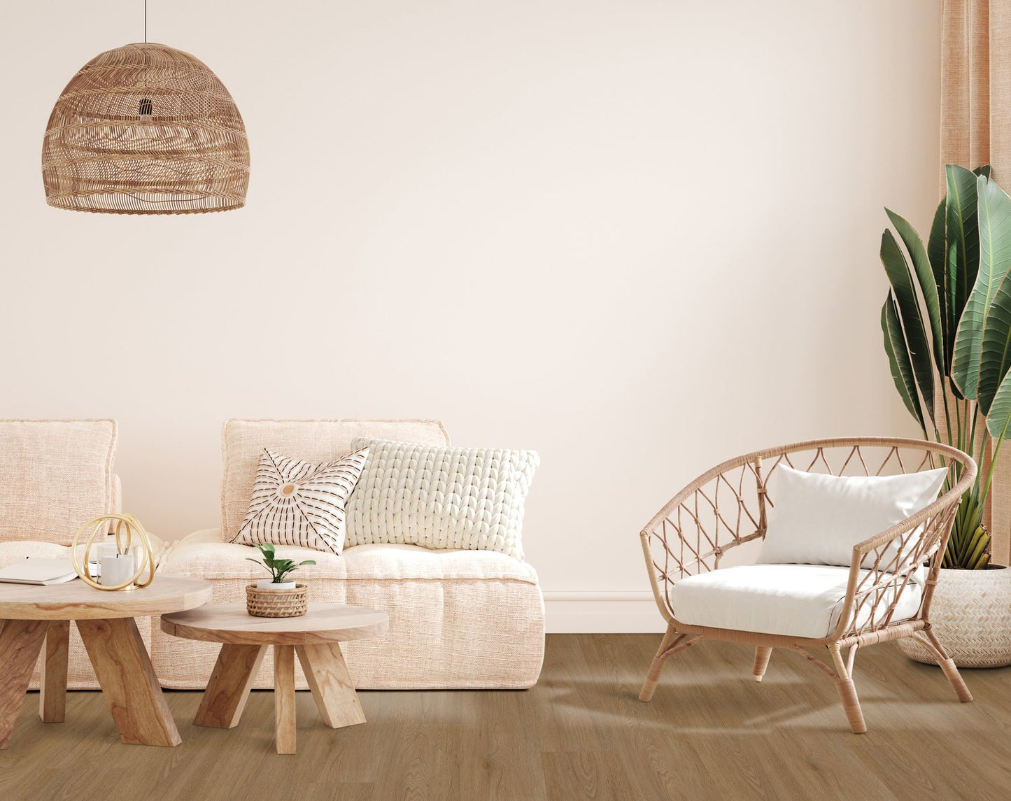 Klick Vinyl Blomma Brown 5,4mm EIR - dekorsynchron