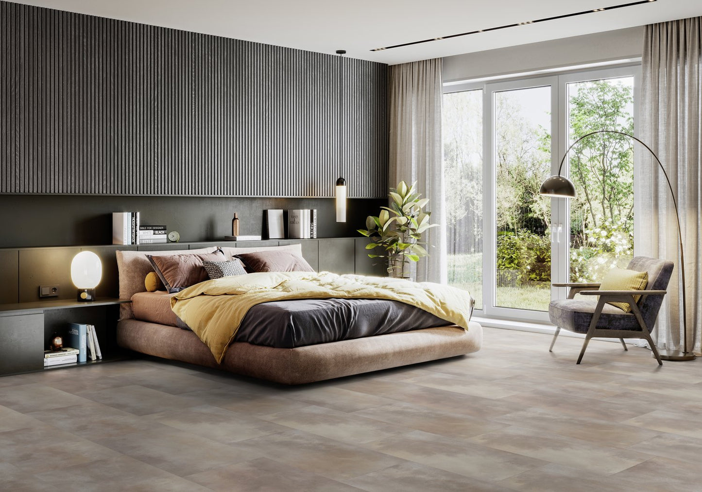 Klick-Vinyl Acuarela Taupe 5,7mm