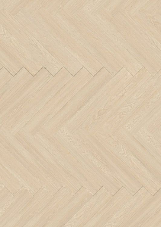 Klick-Vinyl Blomma Cream 6mm - Fischgrät