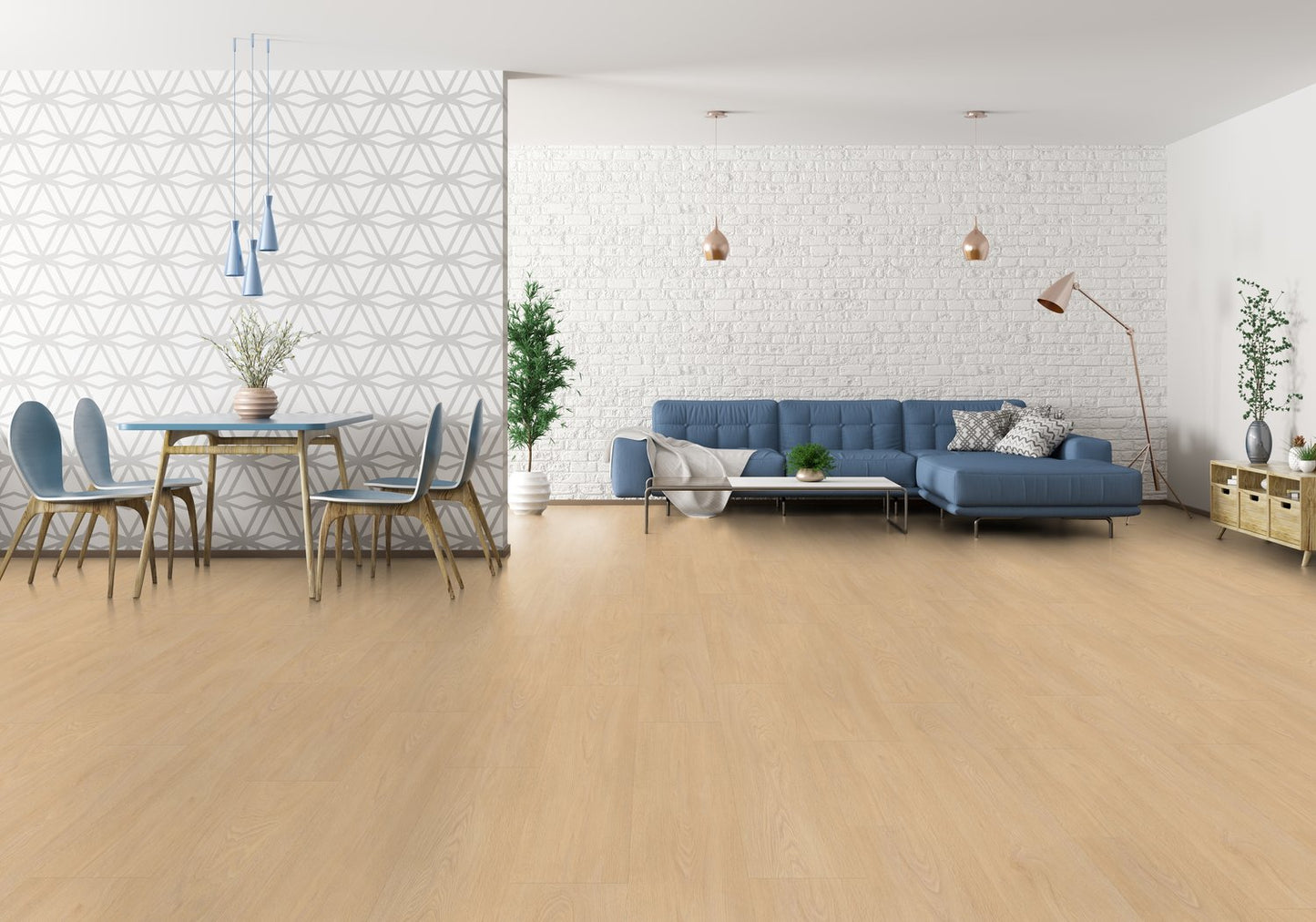 Klick Vinyl Blomma Clear 5,4mm EIR - dekorsynchron
