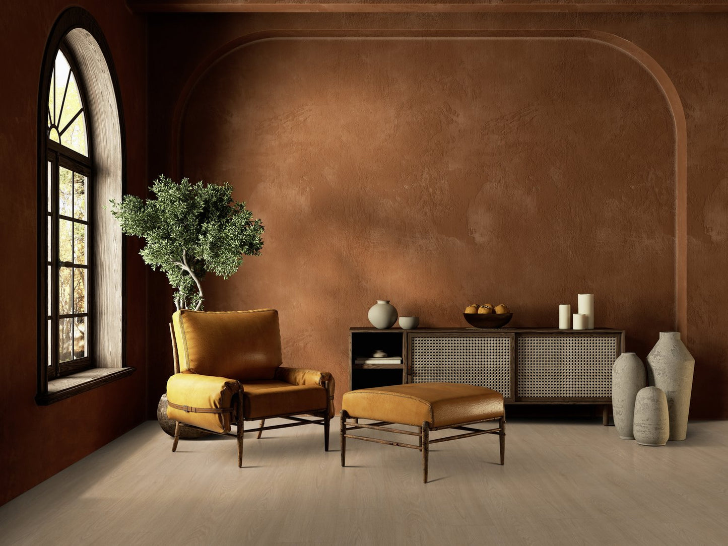 Klebe-Vinyl Blomma Natural 2,5mm