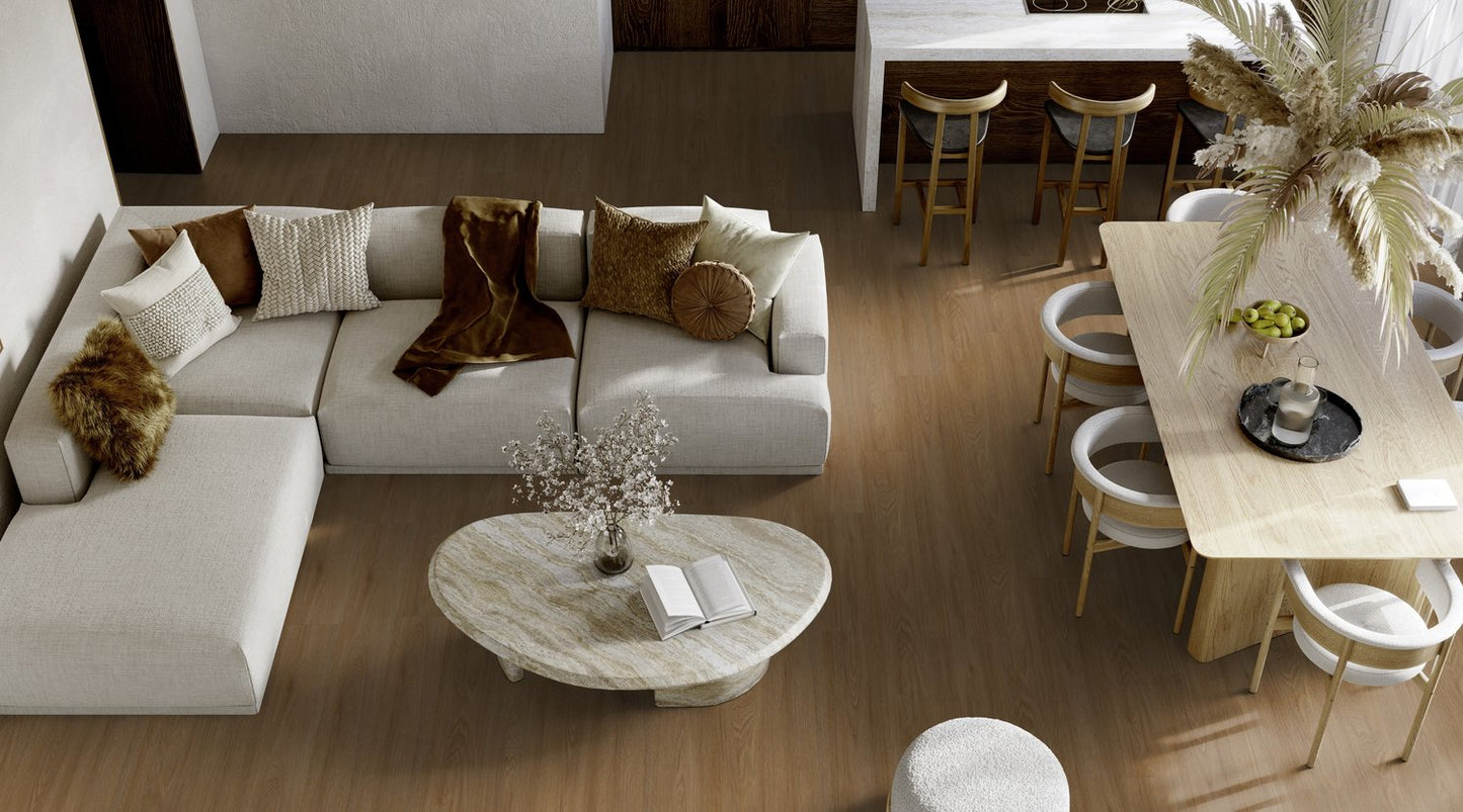 Klick-Vinyl Blomma Brown 5,7mm EIR - dekorsynchron