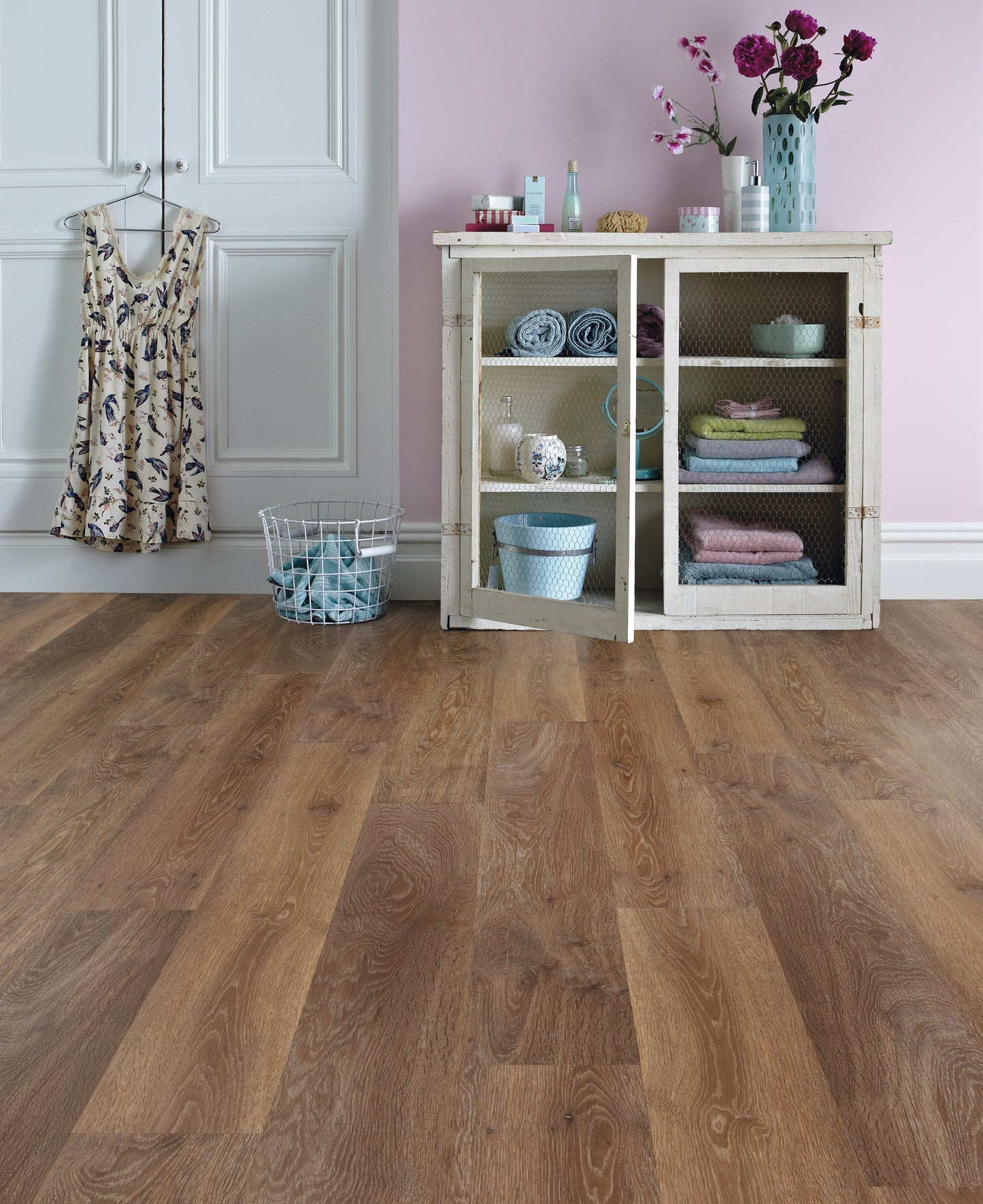 Rigid Core Klick-Vinyl Mid Limed Oak 4,5mm