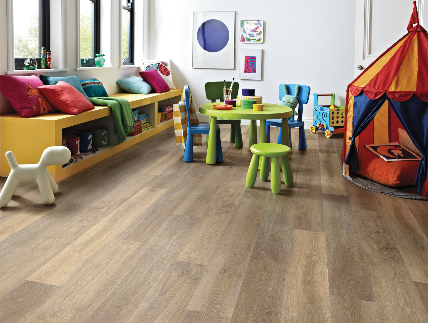 Rigid Core Klick-Vinyl Lime Washed Oak 4,5mm