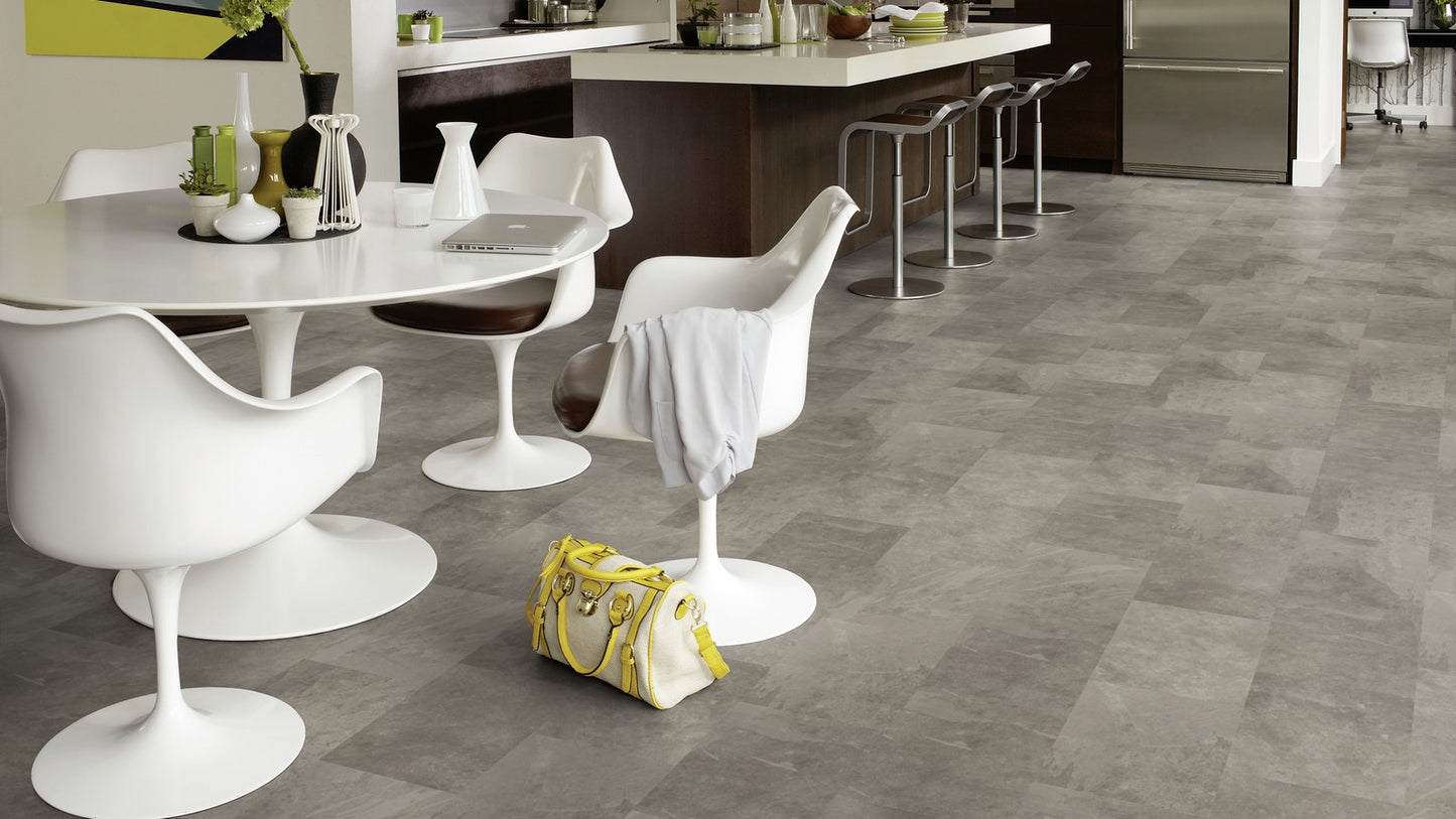 Rigid Core Klick-Vinyl Grey Riven Slate 4,5mm