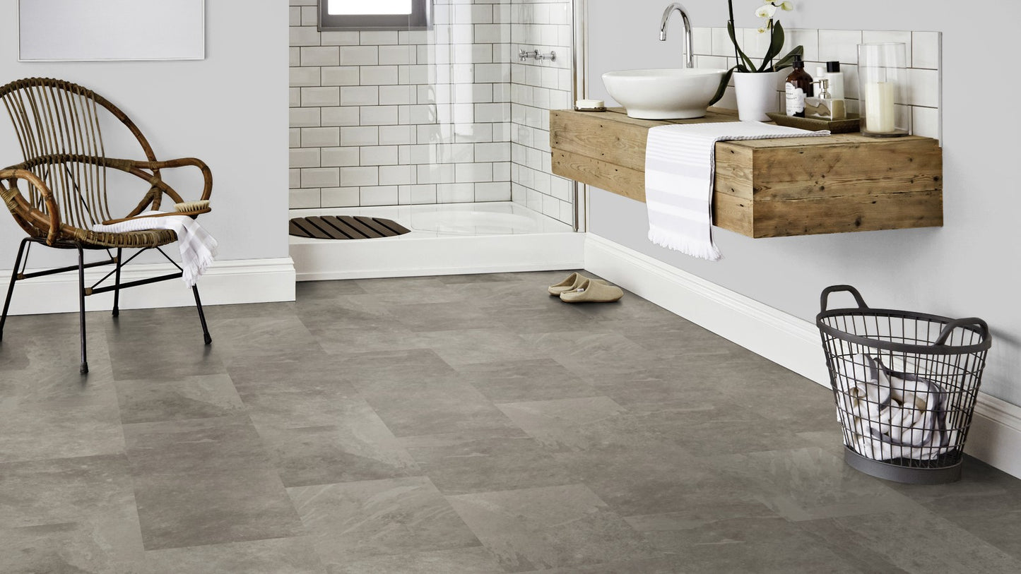 Rigid Core Klick-Vinyl Grey Riven Slate 4,5mm
