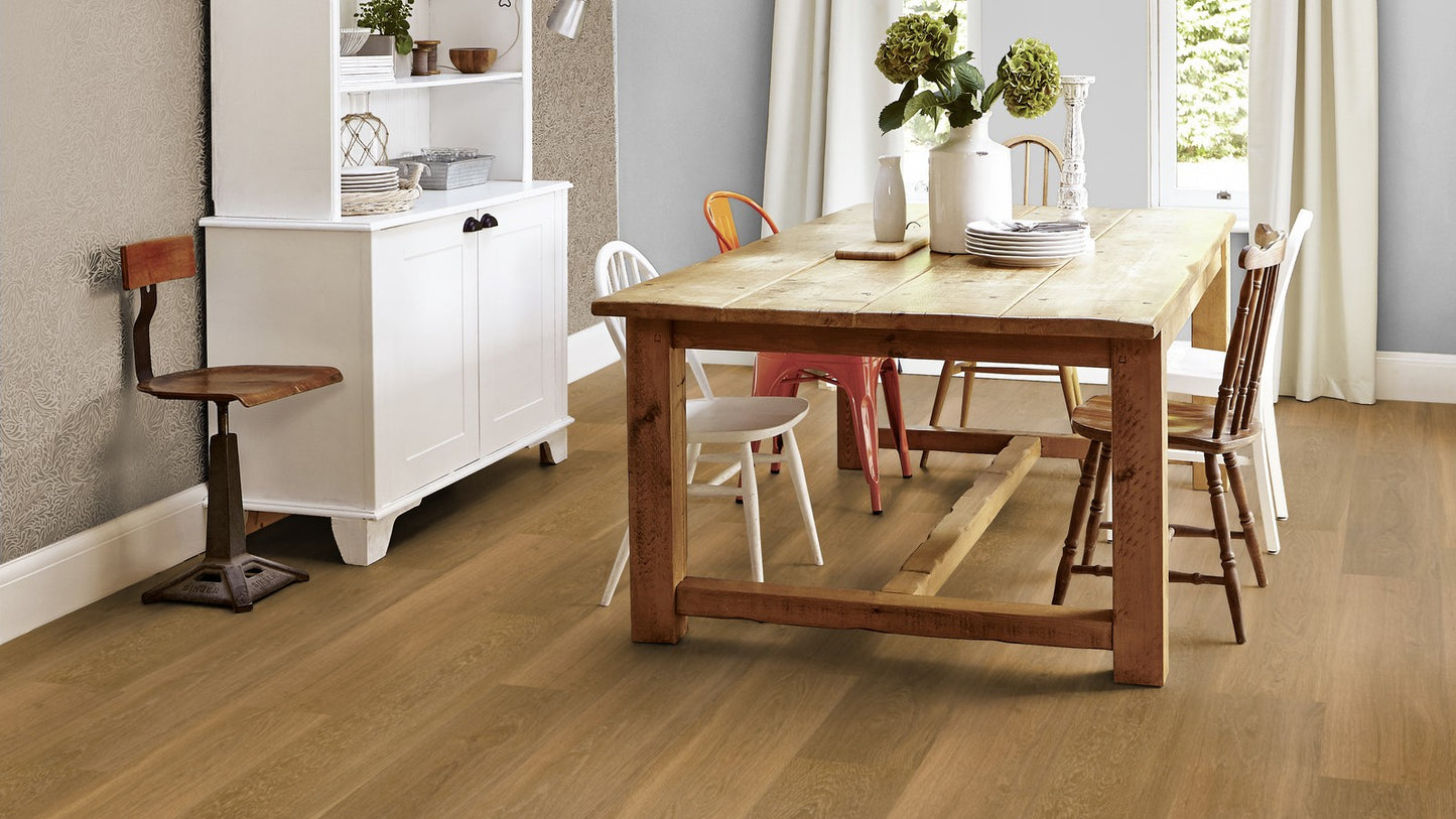 Rigid Core Klick-Vinyl Golden Brushed Oak 6,5mm