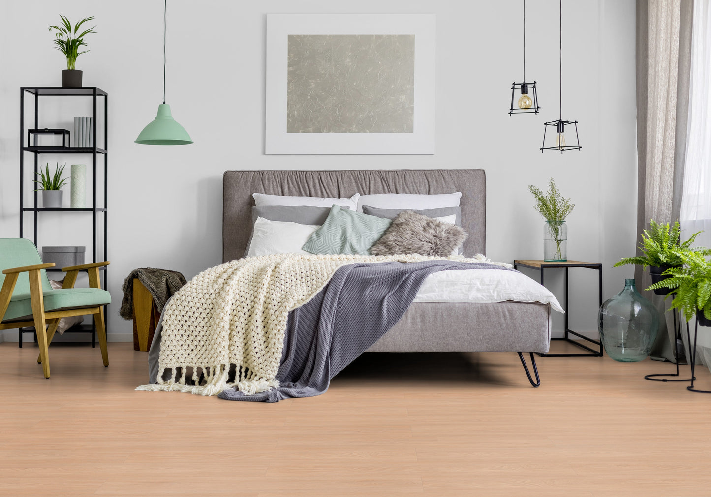 Klick-Vinyl Blomma Beige 5,7mm EIR - dekorsynchron