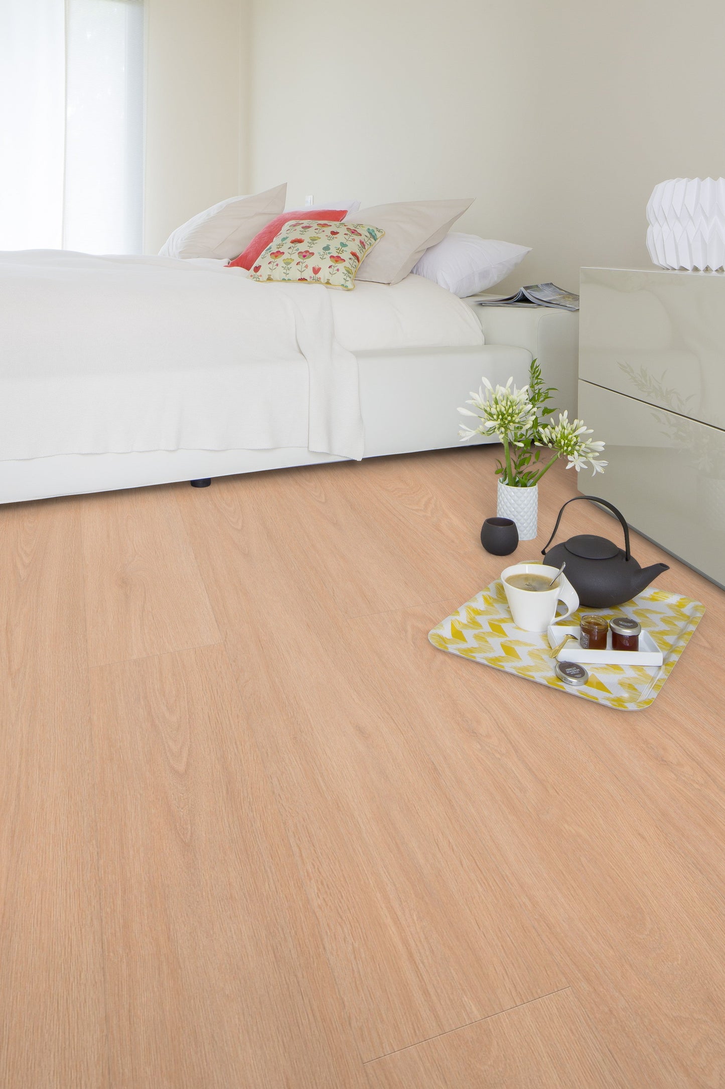 Klick-Vinyl Blomma Beige 5,7mm EIR - dekorsynchron