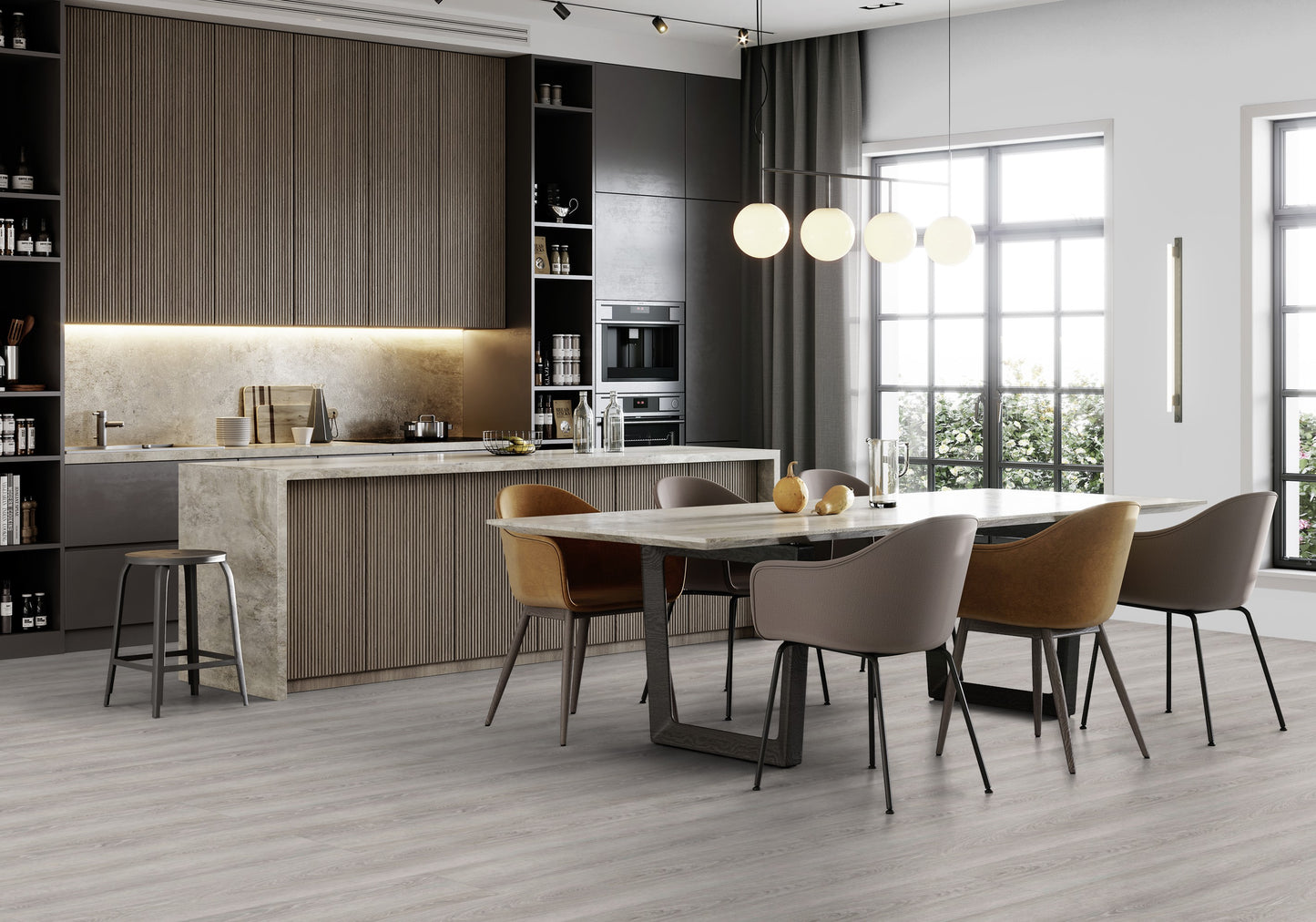 Klick Vinyl Bohem Dark Grey 5,4mm EIR - dekorsynchron