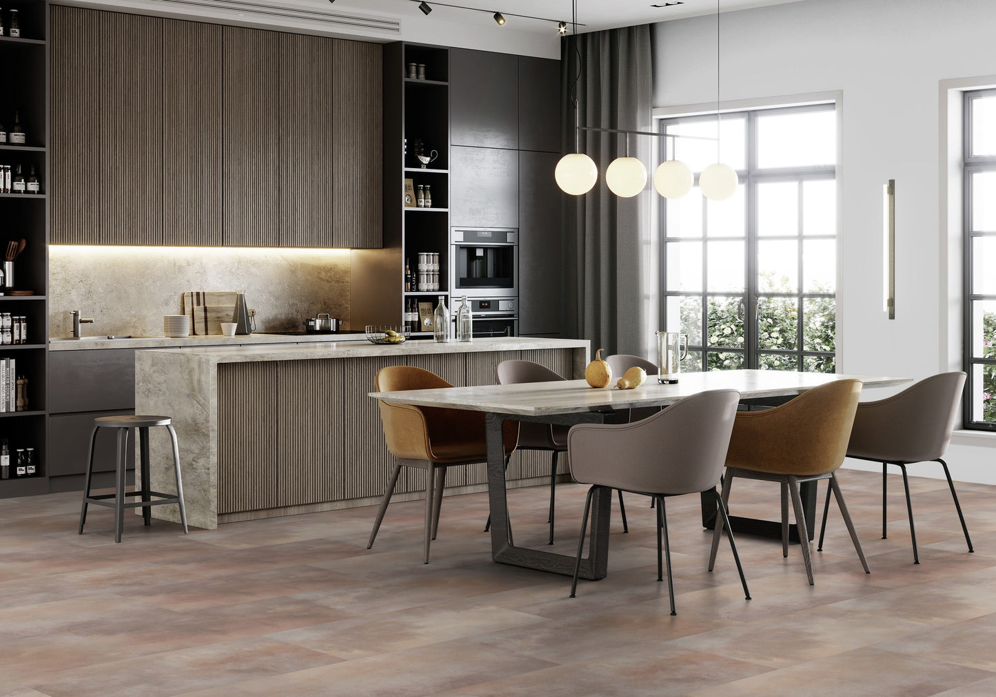 Klick-Vinyl Acuarela Taupe 5,7mm