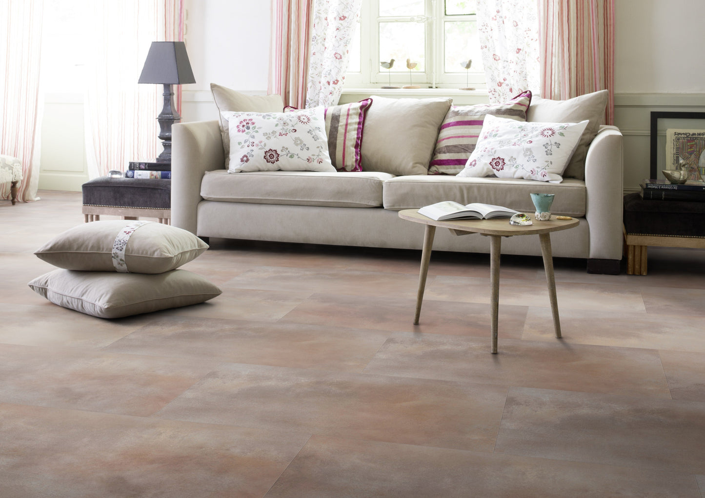 Klick-Vinyl Acuarela Taupe 5,7mm