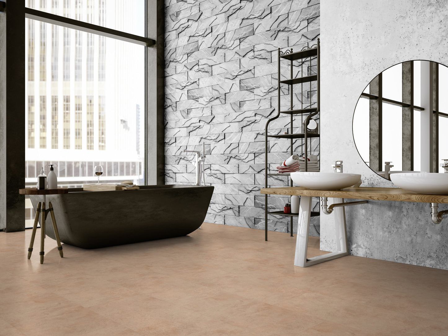 Klick-Vinyl Tavla Beige 5,7mm