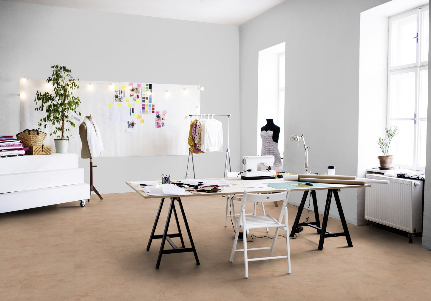 Klick Vinyl Tavla Beige 5,4mm