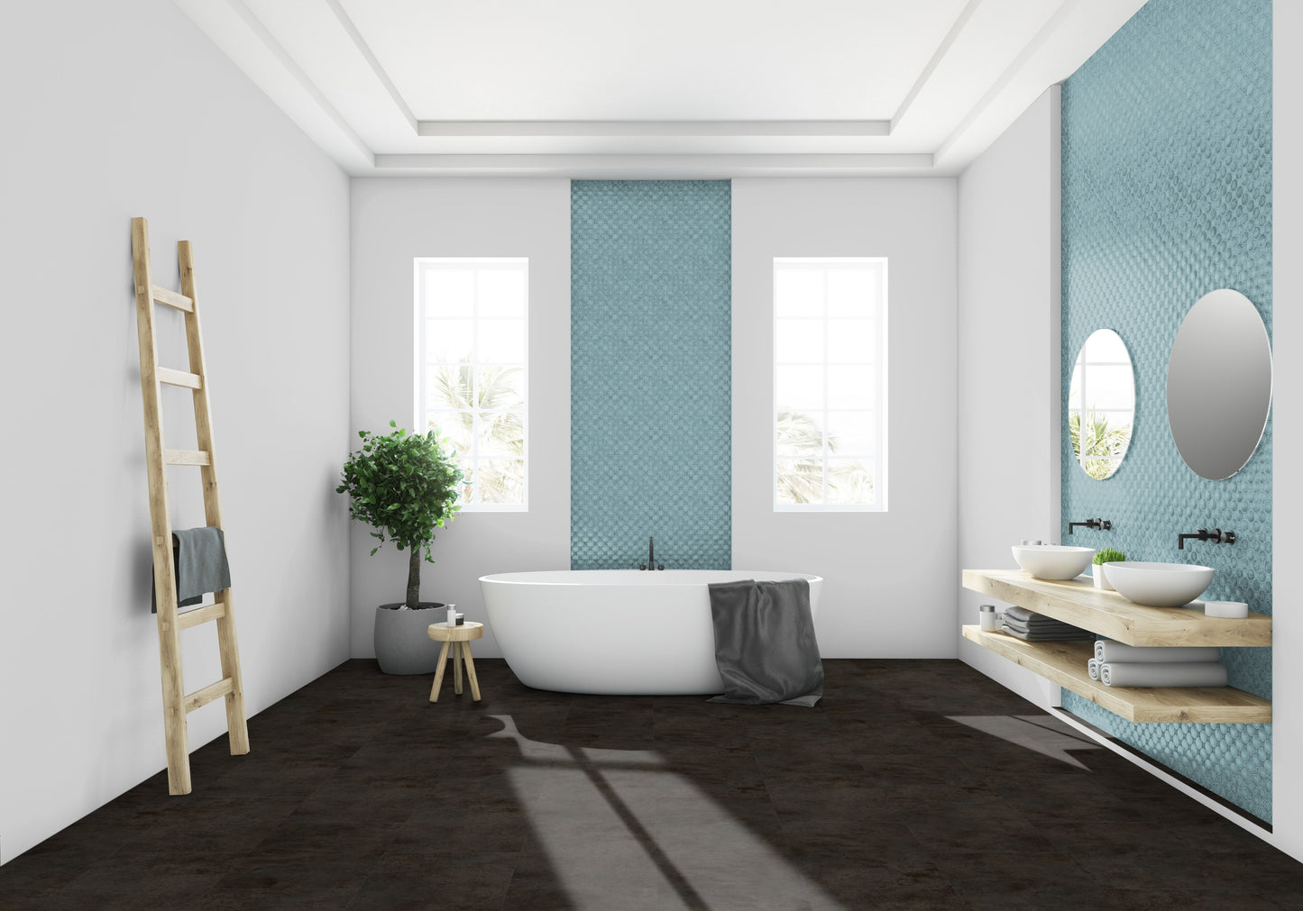 Klick Vinyl Tavla Dark 5,4mm