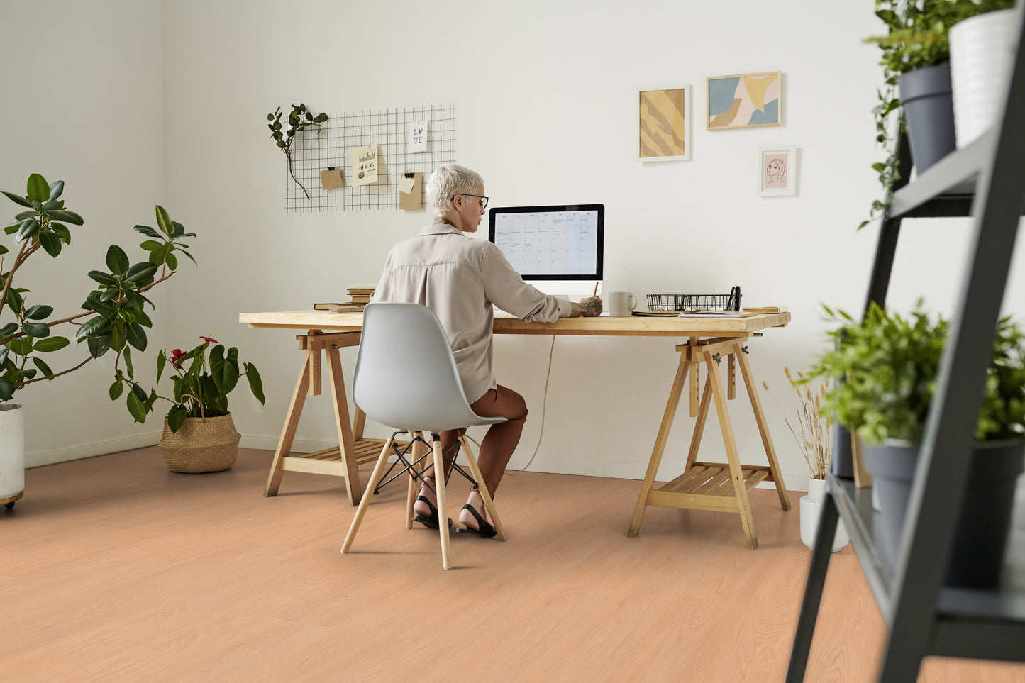 Klick Vinyl Blomma Clear 5,4mm EIR - dekorsynchron