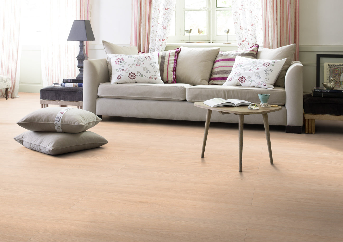 Klick-Vinyl Blomma Cream 5,7mm EIR - dekorsynchron