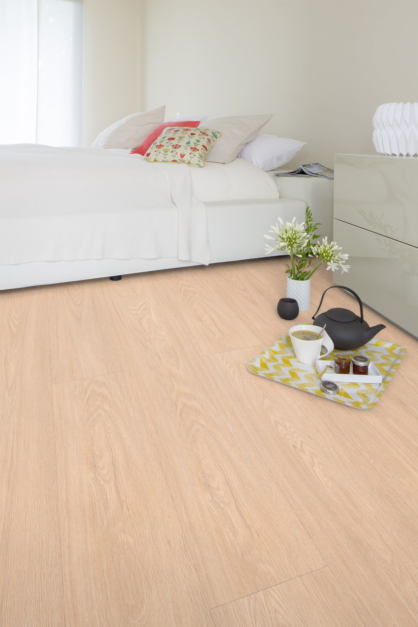 Klick-Vinyl Blomma Cream 5,7mm EIR - dekorsynchron