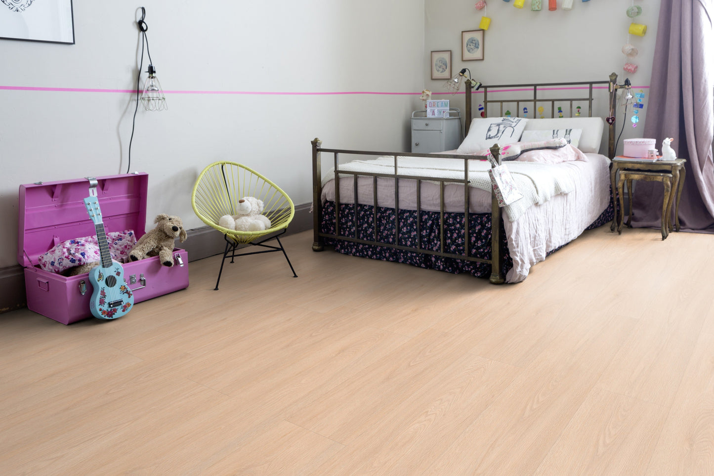 Klick-Vinyl Blomma Cream 5,7mm EIR - dekorsynchron