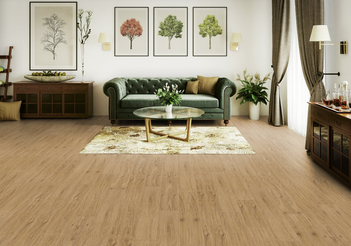 Selbstklebender Vinylboden "Noyer Naturel" 2mm