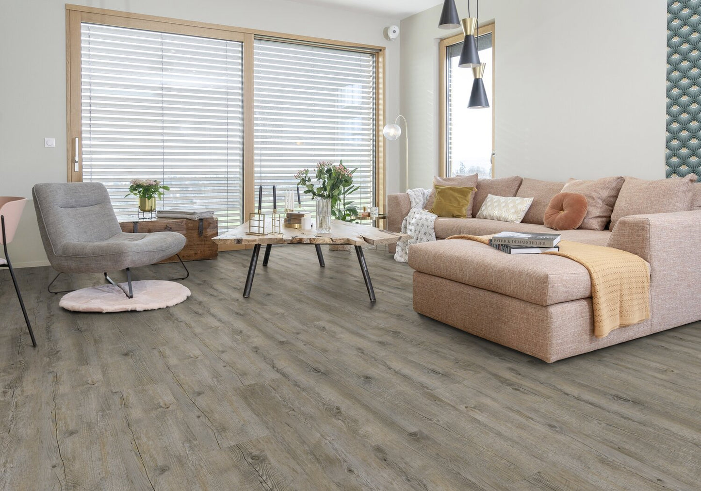 Selbstklebender Vinylboden "Pecan" 2mm