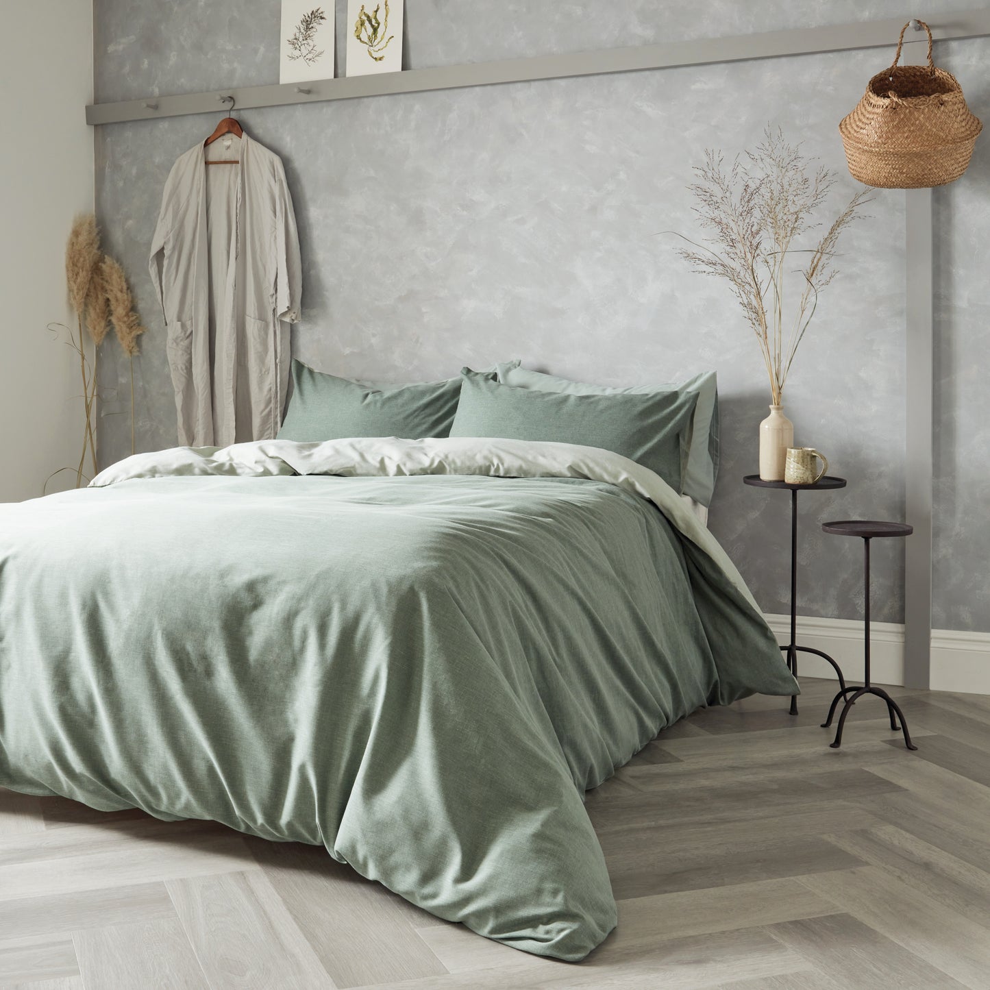 Rigid Core Klick-Vinyl Texas Grey Ash 6,5mm - Fischgrät
