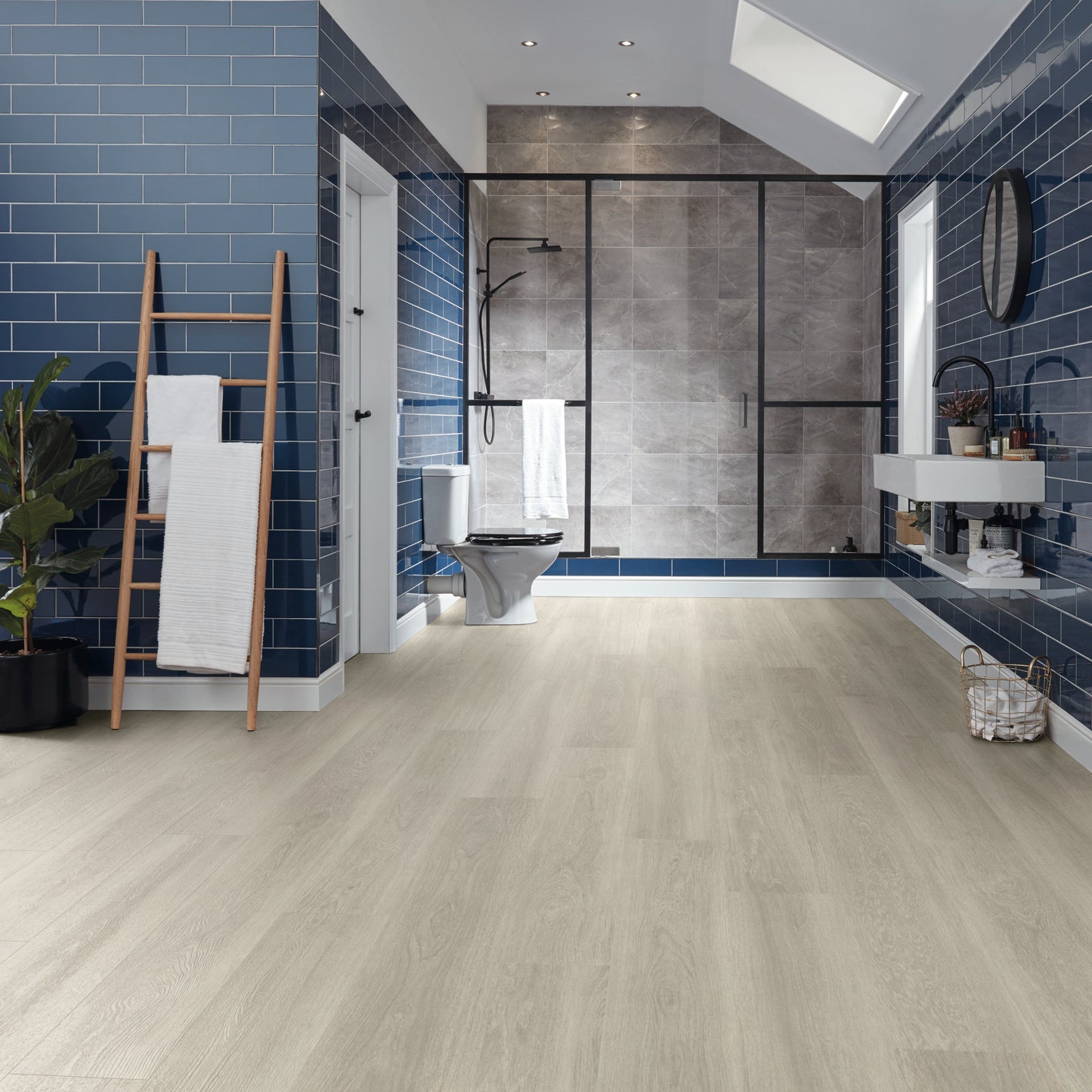 Rigid Core Klick-Vinyl Grey Brushed Oak 6,5mm
