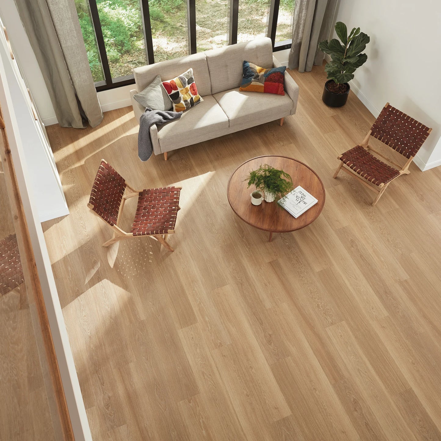 Rigid Core Klick-Vinyl Warm Brushed Oak 6,5mm