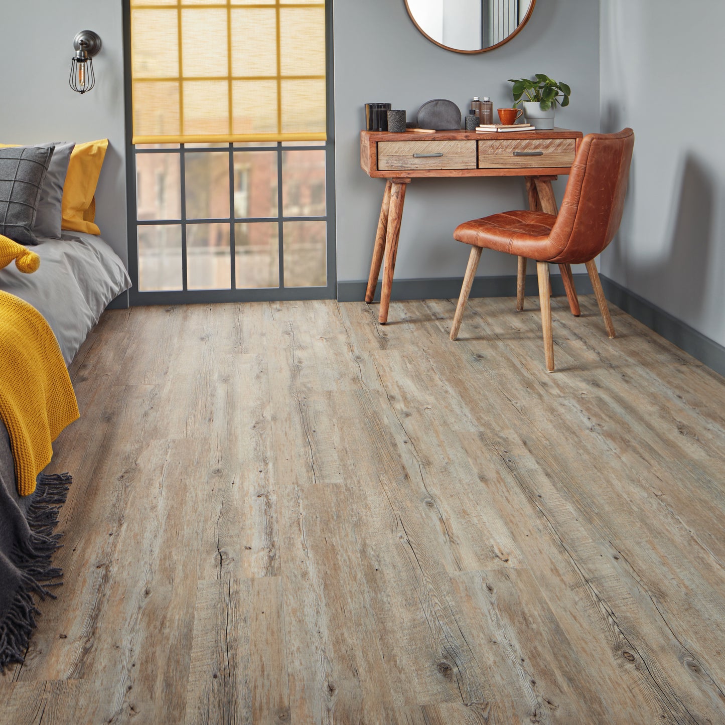 Rigid Core Klick-Vinyl Distressed Oak 5,5mm