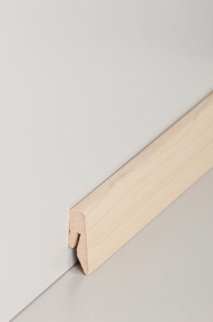 Fußleiste "Ahorn" MDF-Kern & foliert - 2500 x 40 x 15 mm