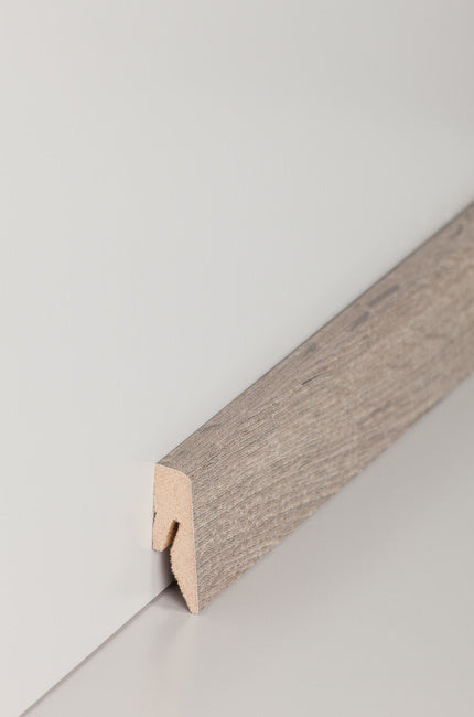 Fußleiste "Mississippi Eiche" MDF-Kern & foliert - 2500 x 40 x 15 mm