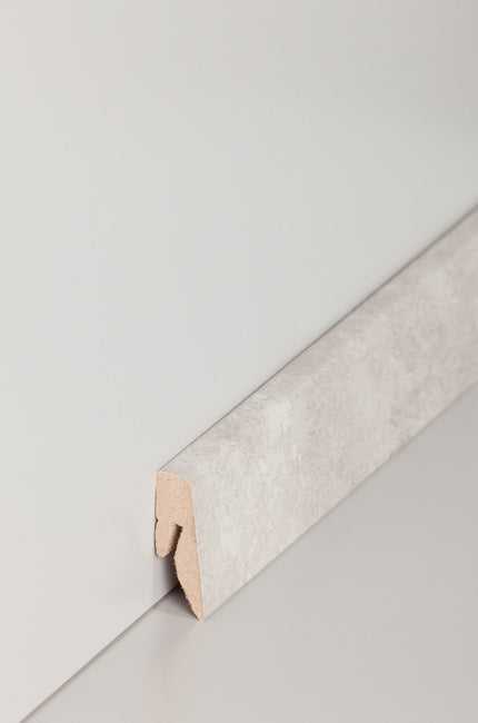 Fußleiste "Marmor" MDF-Kern & foliert - 2500 x 40 x 15 mm