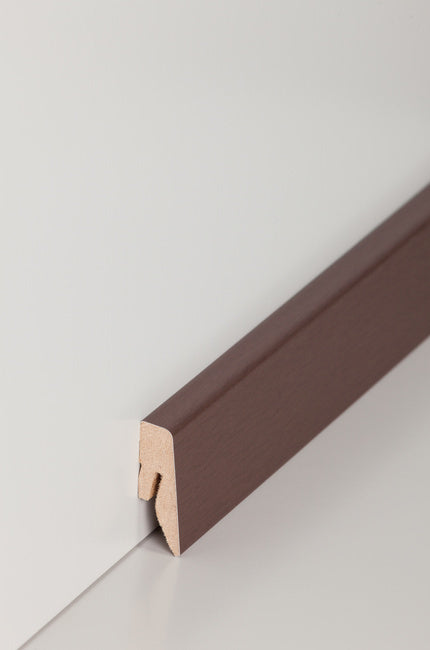 Fußleiste "Kupfer" MDF-Kern & foliert - 2500 x 40 x 15 mm