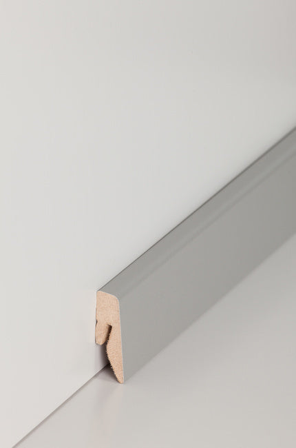 Fußleiste "Steingrau" MDF-Kern & foliert - 2500 x 40 x 15 mm