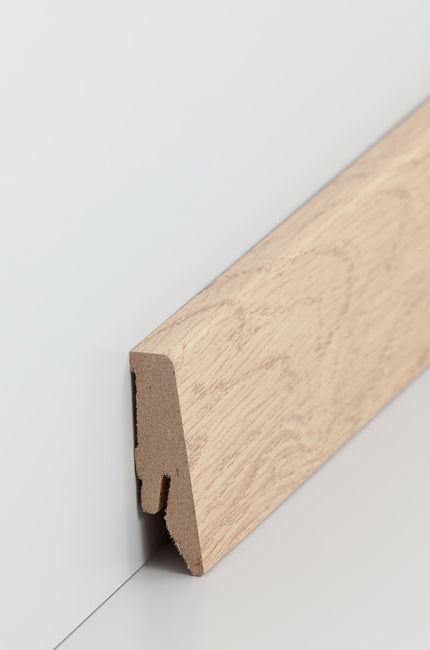 Fußleiste "Donau Eiche" MDF-Kern & foliert - 2400 x 58 x 18 mm