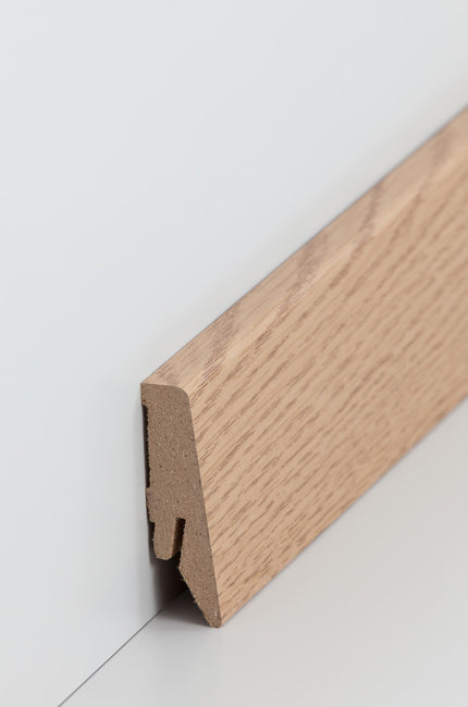 Fußleiste "Isar Eiche" MDF-Kern & foliert - 2400 x 58 x 18 mm