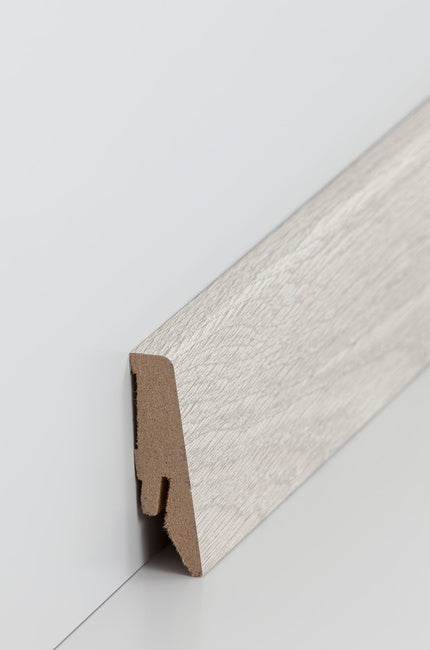 Fußleiste "Loire Eiche" MDF-Kern & foliert - 2400 x 58 x 18 mm