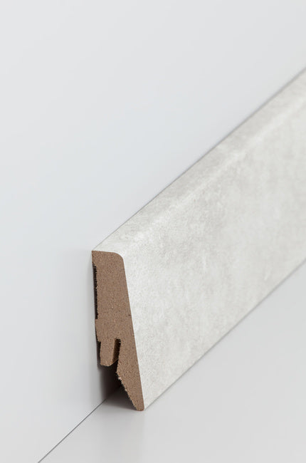 Fußleiste "Marmor" MDF-Kern & foliert - 2400 x 58 x 18 mm