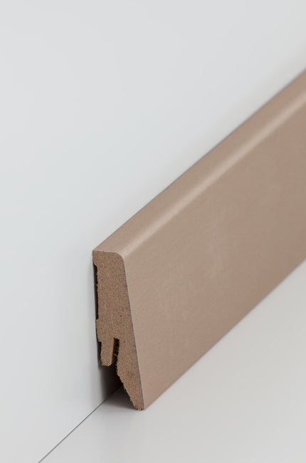 Fußleiste "Bronze hell" MDF-Kern & foliert - 2500 x 58 x 18 mm