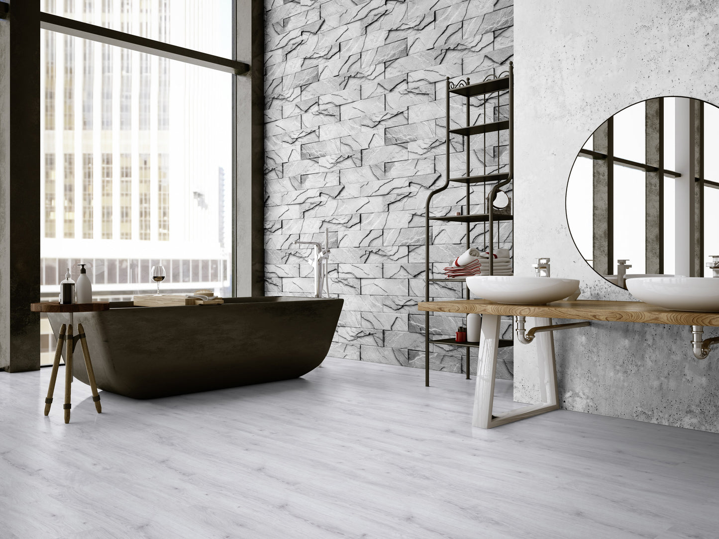 Gerflor Klick Vinyl Senso Clic Premium Sunny White 4,5 mm
