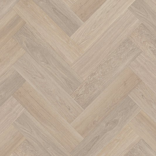 Rigid Core Klick-Vinyl Neutral Brushed Oak 6,5mm - Fischgrät