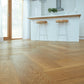 Rigid Core Klick-Vinyl Golden Brushed Oak 6,5mm - Fischgrät