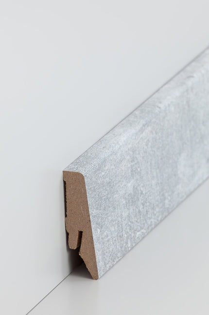 Fußleiste "Granit" MDF-Kern & foliert - 2500 x 58 x 18 mm